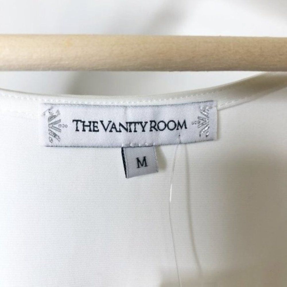 VANITY ROOM Tiered Knit Surplice Mini Dress  - Picture 5 of 8